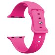 Apple Watch Series 49mm - 45mm - 44mm - 42mm Strap Breathable Silicone Watch Band - Rose Sale