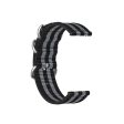 Garmin Forerunner 255S nylon watch strap - Black   Grey   Black   Grey   Black Cheap