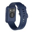 Huawei Watch Fit silicone watch strap and cover - Navy Blue For Cheap