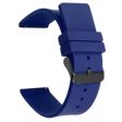 Garmin Venu 3S   Venu 2S   Mi Watch Strap Replacement 18mm Sports Style Silicone Watchband with Black Buck - Dark Blue Online