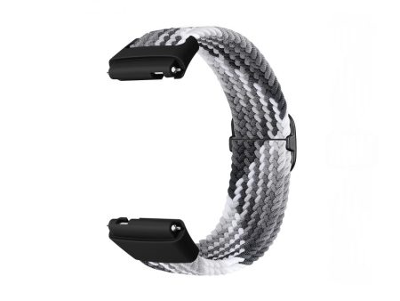 For Xiaomi Redmi Watch 3 Active Smart Watch Band Woven Replacement Strap - Dazzle Black Online Sale