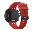 Garmin Forerunner 45S durable black buckle silicone watch band - Red Online