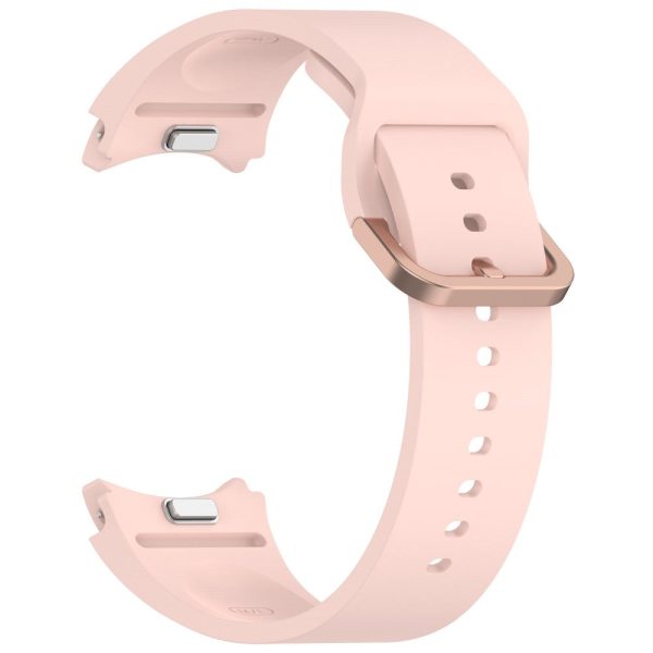 Samsung Galaxy Watch4   5   6   7 40mm   Watch 5 Pro 45mm   Watch FE 40mm Wrist Band Replacement Silicone Watch Strap - Pink Online Hot Sale