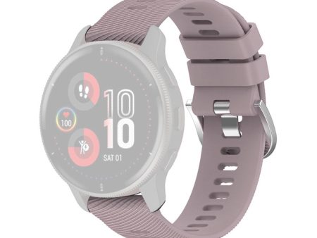 Garmin Forerunner 255   255 Music   Venu 2 silicone watch strap - Light Purple Online Sale