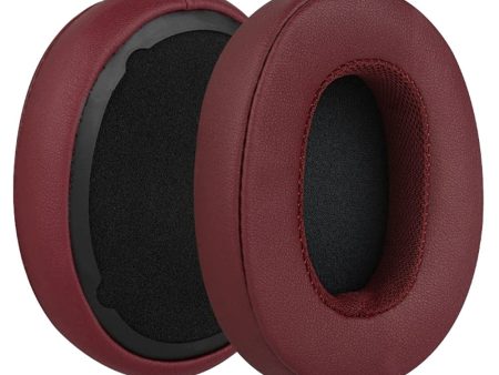 1 Pair Skullcandy Crusher 3.0 leather earpads - Wine Red Hot on Sale