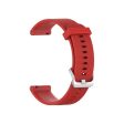 Garmin Vivoactive 4 silicone textured watch band - Red Fashion