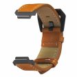 Garmin Forerunner 220   230   235   735XT   620   630 Watch Strap Leather Retro Texture Wristband Strap - Brown Discount