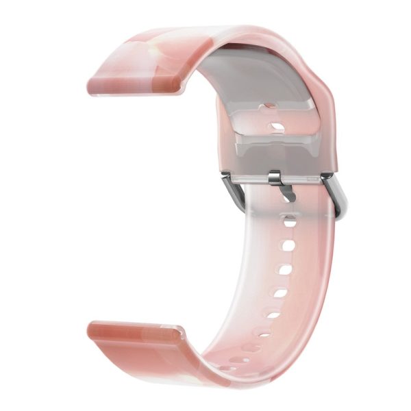 20mm Universal rainbow color silicone watch strap - Spring Cherry Online now