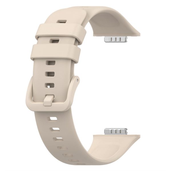 Huawei Watch Fit 2 silicone watch strap - Beige on Sale