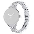 Google Pixel Watch rhinestone décor metal strap - Silver   Transparent Discount