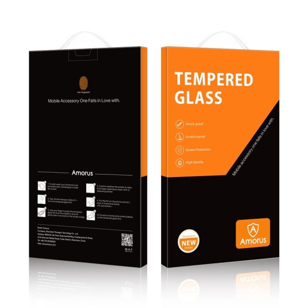 AMORUS arch edge tempered glass screen protector for iPhone 14 For Discount