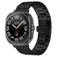 KALEBOL Samsung Galaxy Watch Ultra 47mm Stylish Stainless Steel Watch Band Wrist Strap - Black Online