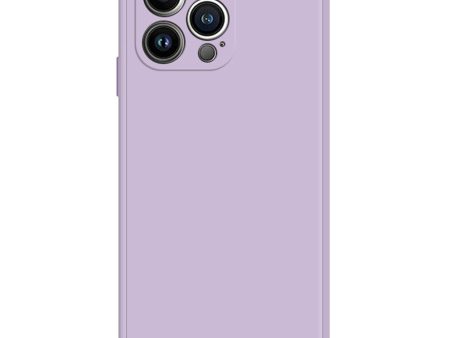 Beveled anti-drop rubberized cover for iPhone 13 Pro Max - Purple on Sale