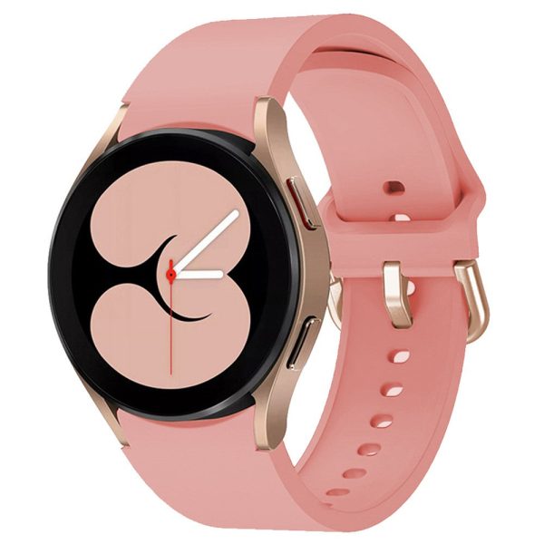 KALEBOL Samsung Galaxy Watch4   Watch 5   Watch6 Silicone Watch Bands Waterproof Soft Strap - Rose Pink Fashion