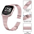 Fitbit Versa 2   Versa Lite stylish stainless steel watch strap - Rose Pink For Sale