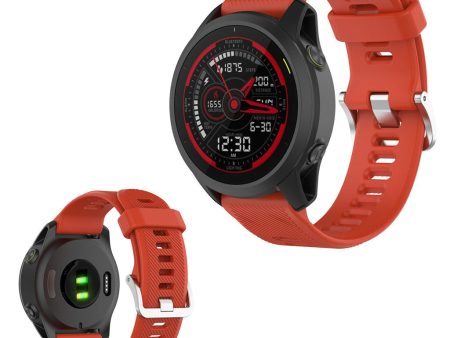 Garmin Forerunner 745 silicone watch band - Red Sale