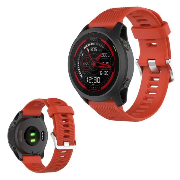 Garmin Forerunner 745 silicone watch band - Red Sale