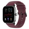 20mm Amazfit GTS 3 silicone watch strap - Wine Red For Discount