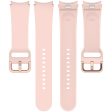 Samsung Galaxy Watch4   5   6   7 40mm   Watch 5 Pro 45mm   Watch FE 40mm Wrist Band Replacement Silicone Watch Strap - Pink Online Hot Sale