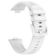 Huawei Watch Fit 3 Replacement Wrist bandsoft Silicone Watch Strap - White Discount