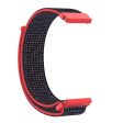 18mm Universal nylon strap - Black   Red Sale