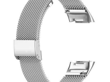 Fitbit Charge 5 luxurious style watch strap - Silver Cheap