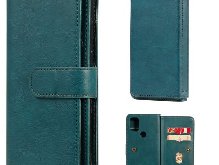 10-slot wallet case for OnePlus Nord N10 5G - Blackish Green Online Hot Sale