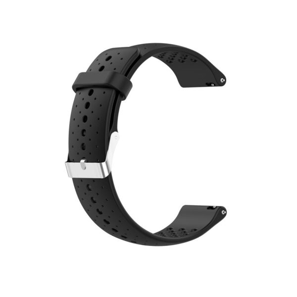 22mm Universal silicone adjustable watch strap - Black Online Hot Sale