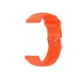 Garmin Forerunner 158   55 breathable silicone watch strap - Orange For Cheap