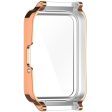 Samsung Galaxy Fit3 Magnetic Watch Strap Frame Case Tempered Glass Screen Film - Pink Rose Gold Hot on Sale