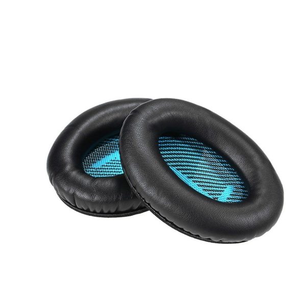 Bose QuietComfort 25 15 QC2 QC15 AE2 AE2I AE2W QC25 leather ear pad cushion - Black Online now