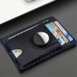 AirTags carbon fiber style slim case - Black Hot on Sale