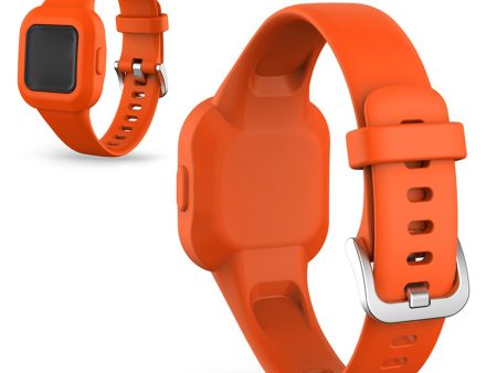 Garmin Vivofit Jr 3 silicone watch band - Orange Cheap