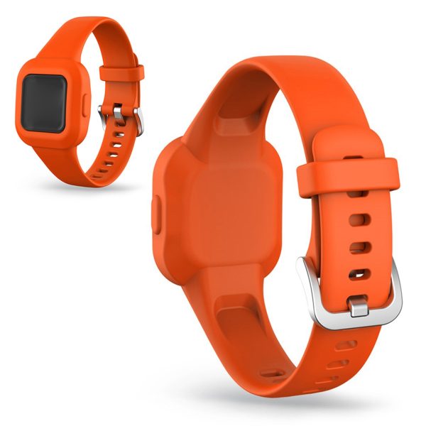 Garmin Vivofit Jr 3 silicone watch band - Orange Cheap