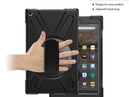 Amazon Fire HD 10 X-Shape combo case - Black Hot on Sale