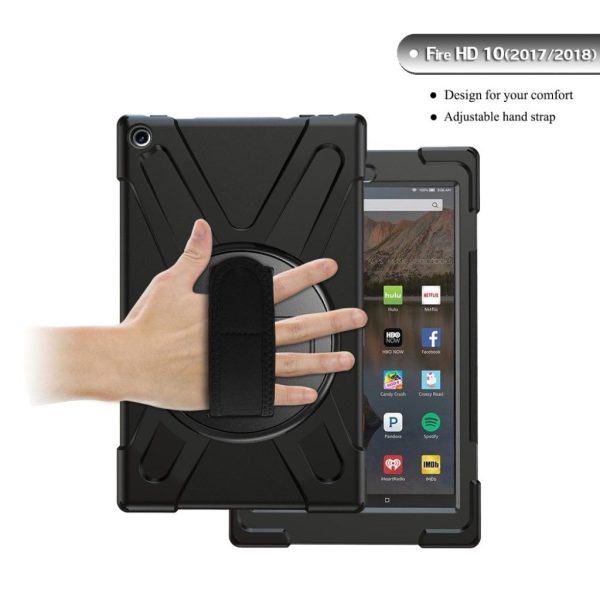 Amazon Fire HD 10 X-Shape combo case - Black Hot on Sale