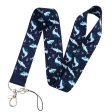 Universal shark pattern phone lanyard - Blue Shark Online Sale