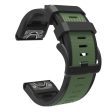 26mm dual color watch strap for Garmin watch - Army Green   Black Supply