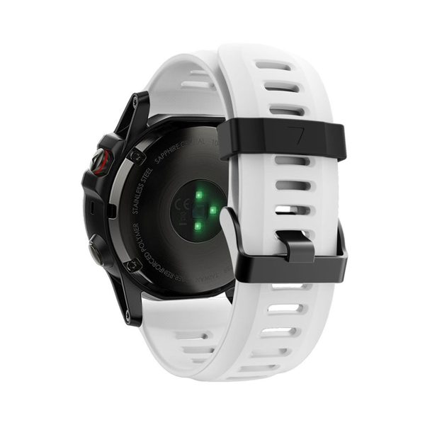 Garmin Fenix 5X   Fenix 3 silicone watchband - White Fashion