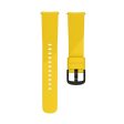 Garmin Forerunner 645 twill silicone watch band - Yellow Hot on Sale