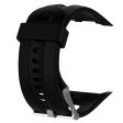 Garmin Forerunner 10 soft silicone slim watchband - Black Online Hot Sale