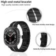 KALEBOL Samsung Galaxy Watch Ultra 47mm Stylish Stainless Steel Watch Band Wrist Strap - Black Online