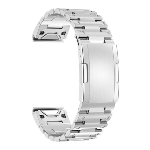 22mm stainless steel watch strap for Garmin and Coros watch - Silver For Sale