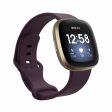 Fitbit Versa 3   Sense silicone watch band - Dark Purple Size: L Fashion