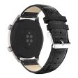 Huawei Watch GT   Watch 2 Pro   Watch Magic 22mm crocodile genuine leather watch band - Black Fashion