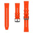 Huawei Watch GT 4 46mm Smart Watch Band 22mm Silicone Strap Replacement - Orange on Sale