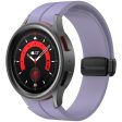 KALEBOL Samsung Galaxy Watch 20mm Silicone Watch Strap Magnetic Buckle - Purple Fashion