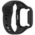 Xiaomi Redmi Watch 3 silicone strap with protective cover - Black on Sale