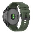 22mm Garmin Forerunner 945   Fenix 6   5 silicone watch strap - Army Green Cheap