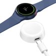 Portable Magnetic Wireless Charger Samsung Galaxy Watch Series - White Online Hot Sale